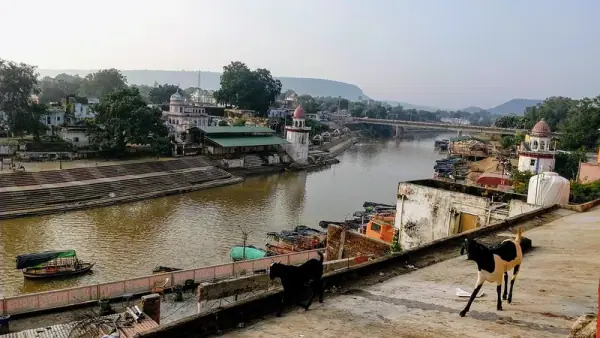 Ram Ghat on the Mandakini River, Chitrakoot, Chitrakoot