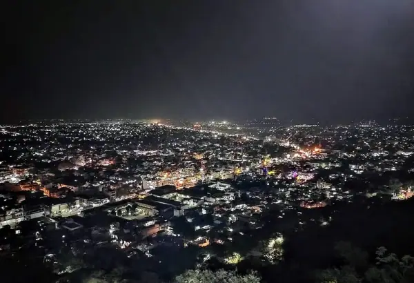 Night view of Dewas city, Dewas