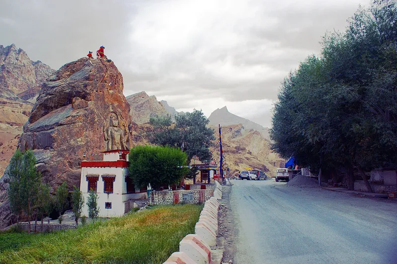 Buddha Statue at Mulbekh, Kargil