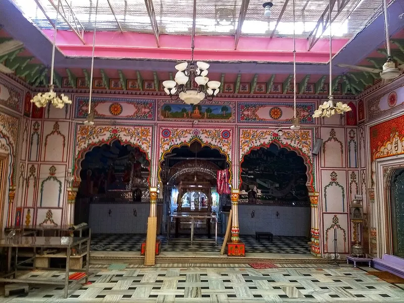 Tijara Jain Temple Interior, Khairthal-Tijara