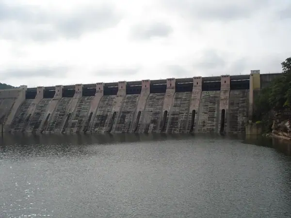 Gandhi Sagar Dam on the Chambal river, shared by Neemuch and Mandsaur districts, Neemuch