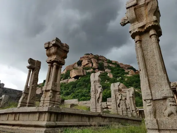 Hampi aerial, Hampi