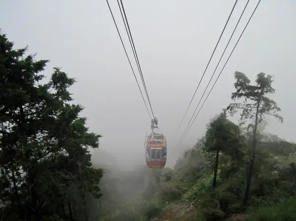 Mussoorie aerial, Mussoorie