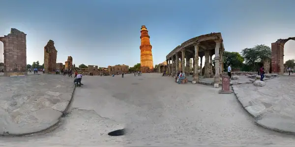 Qutub Minar Complex panorama, Delhi