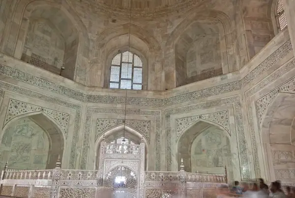 Taj Mahal interior, Agra